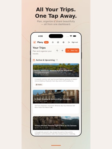 Plany - AI Travel Planner iPad screenshot