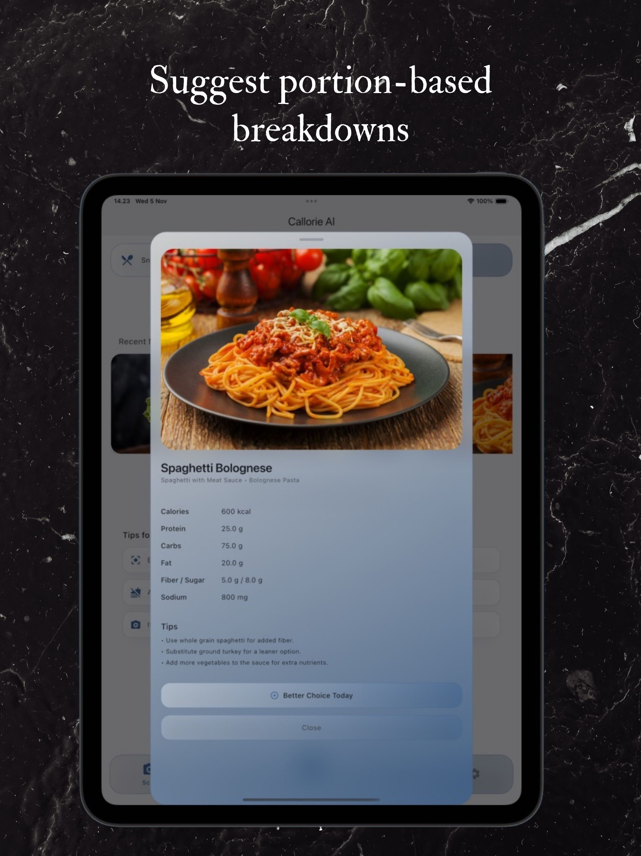 AI Calories : Meals Tracker AI