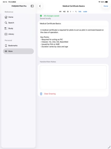 FAR/AIM Pilot Pro iPad screenshot