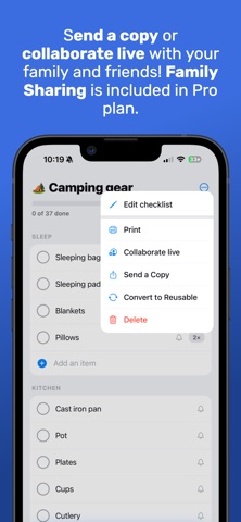 Checklist: Reusable Lists Screenshot 4 of 9