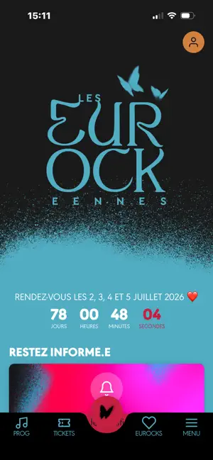 Les Eurockéennes 2026 iPhone screenshot 1