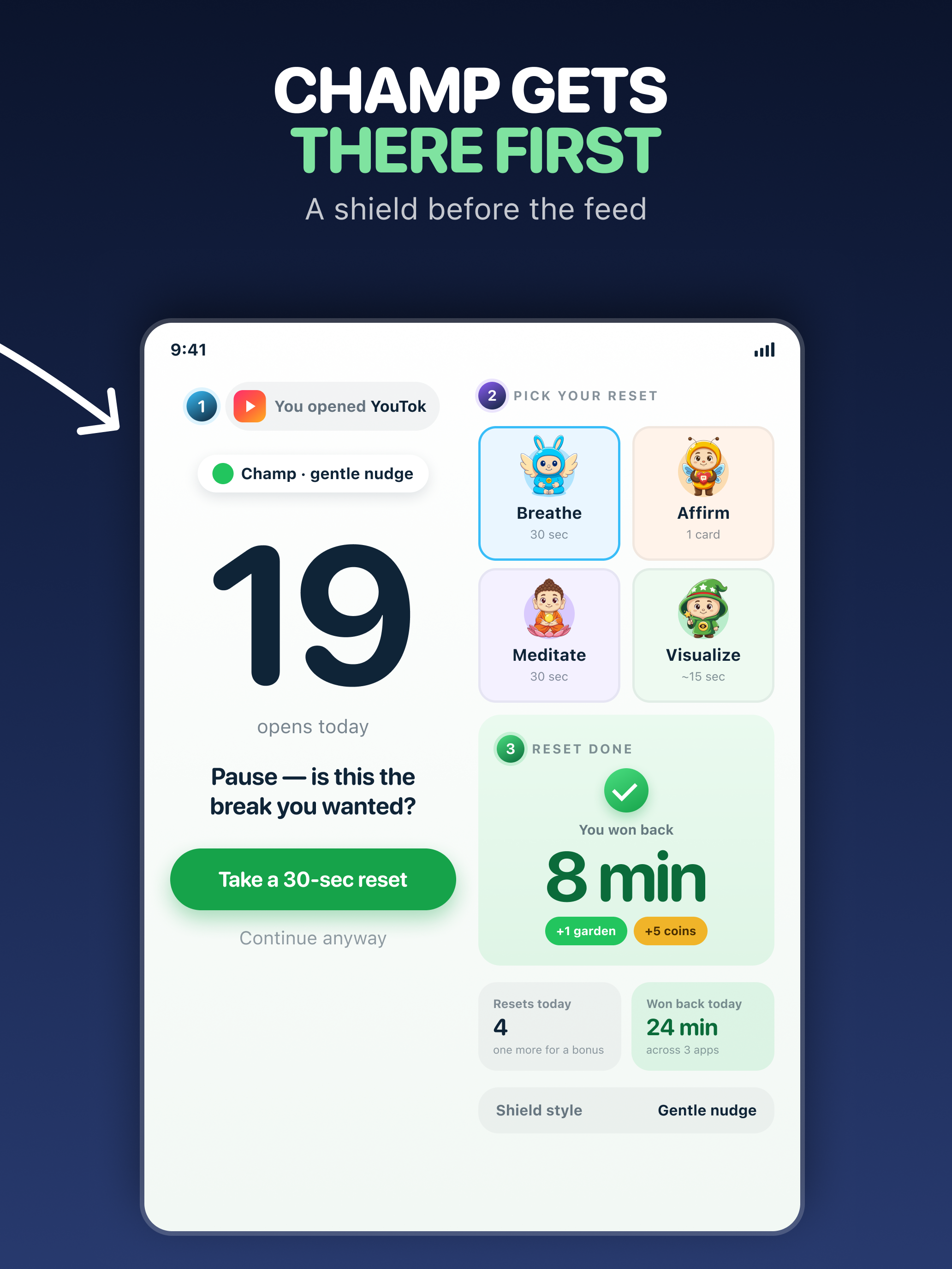 Champ: Screen Time & Self-Care screenshot 12
