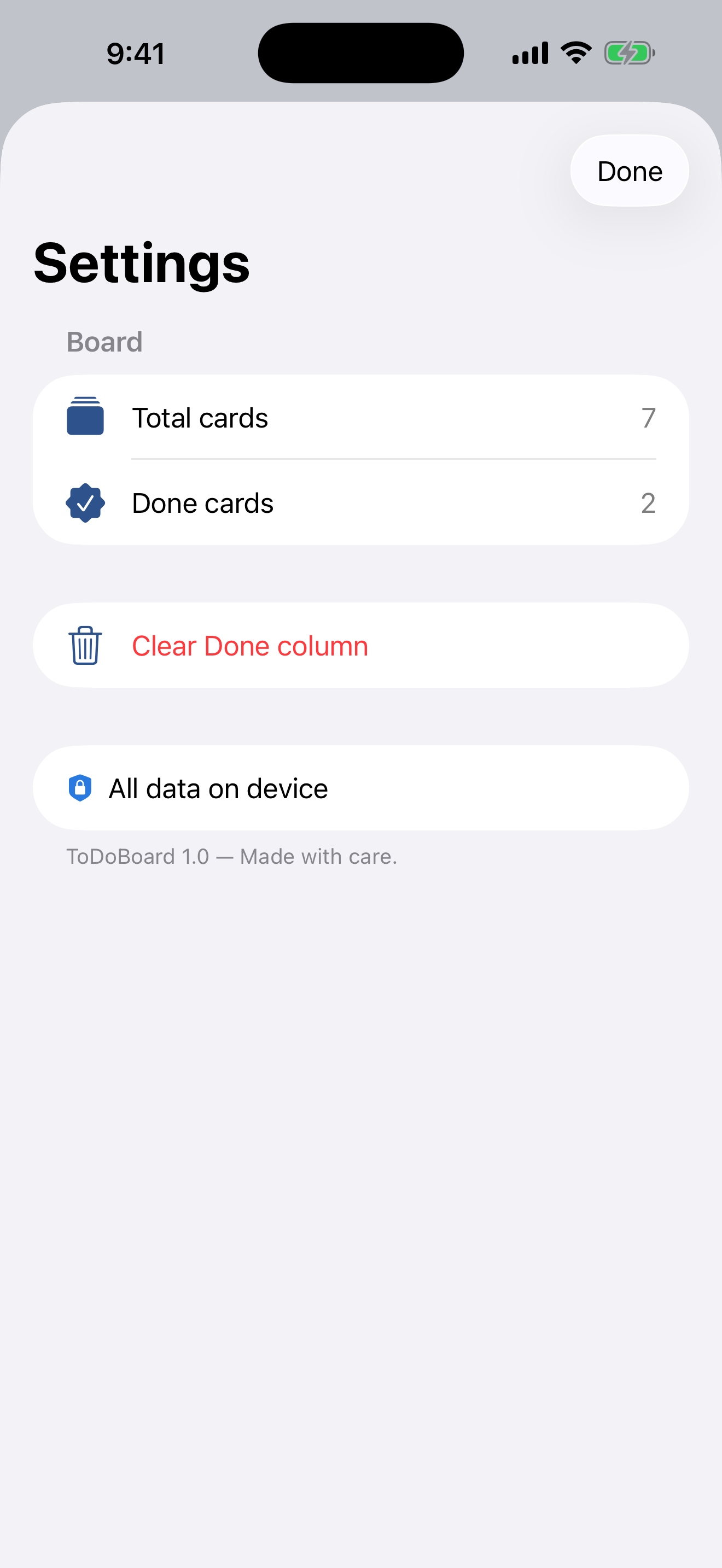 ToDoBoard Kanban