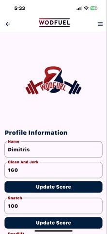 WodFuel Screenshot 3 of 10