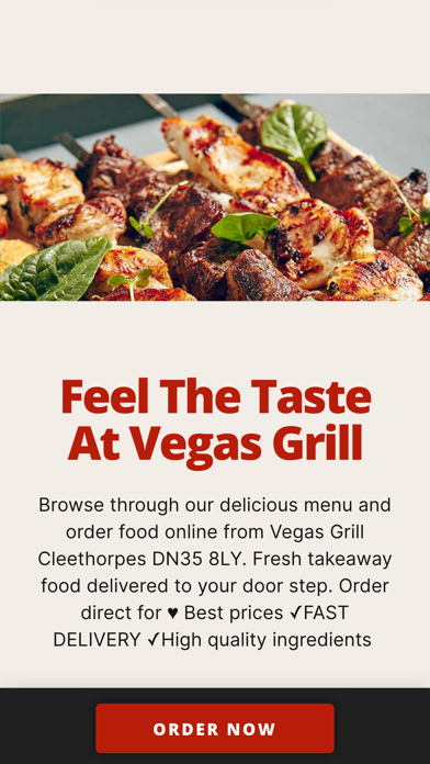 Vegas Grill Cleethorpe Screenshot