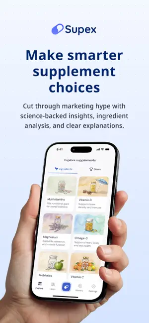 Supex: Supplement Scanner screenshot 1
