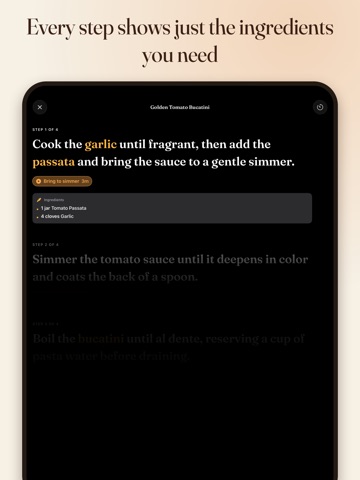 Brasa: Recipe Keeper & Manager iPad screenshot