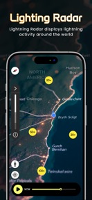 Lightning on Map : LR Tracker screenshot