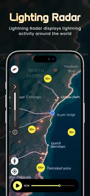 Lightning on Map : LR Tracker screenshot 3
