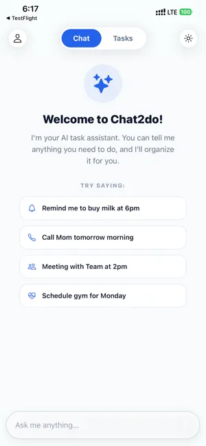 chat2do - Tasks & Reminders screenshot 2