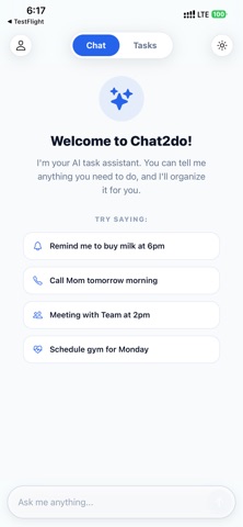 chat2do - Tasks & Reminders screenshot