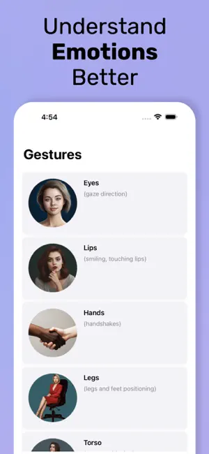 Psychology - Body Language screenshot 4
