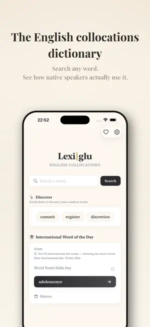 Lexiglu: English Collocations screenshot 1