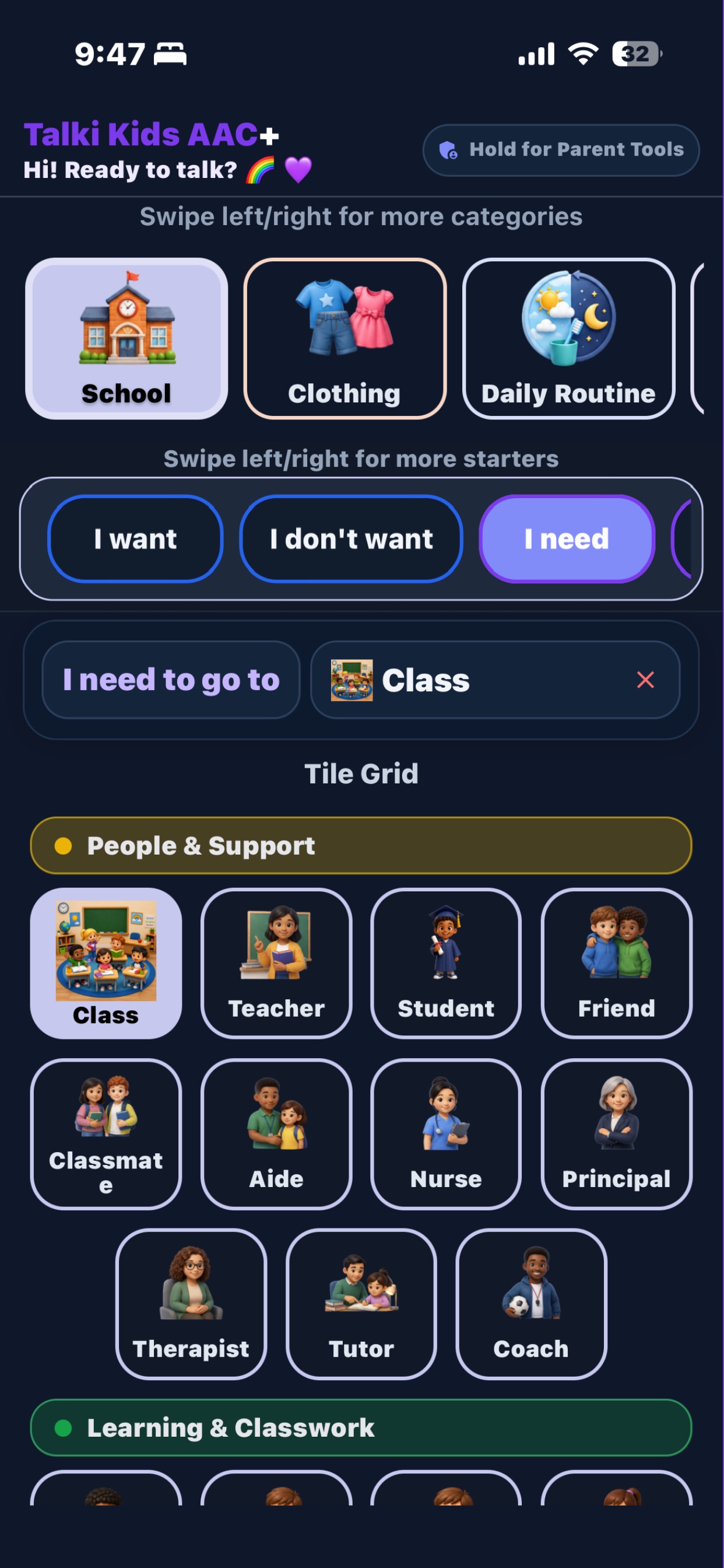 Screenshot 3 of Talki Kids AAC+