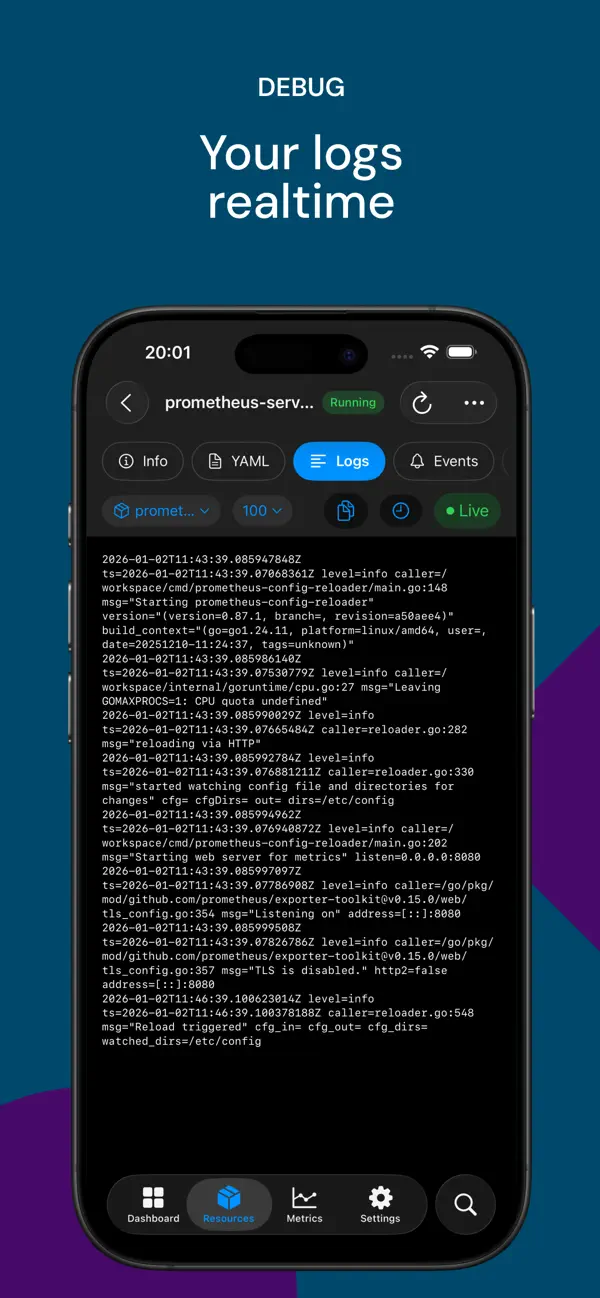 #5. InKuber - Kubernetes Dashboard (iOS) di: Praboda Madushan Ariyasingi Appu HennadI Thotahewage