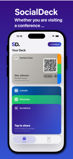SocialDeck: QR Profile Sharing screenshot 3