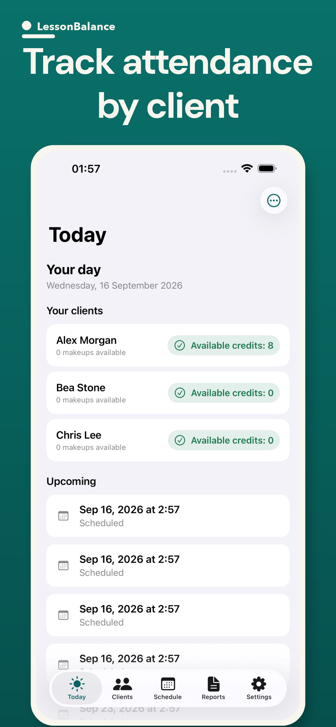 Screenshot 1 of Attendance Tracker: Class Log