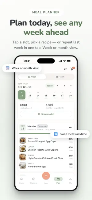 Mealique - Meal Plan & AI screenshot 1