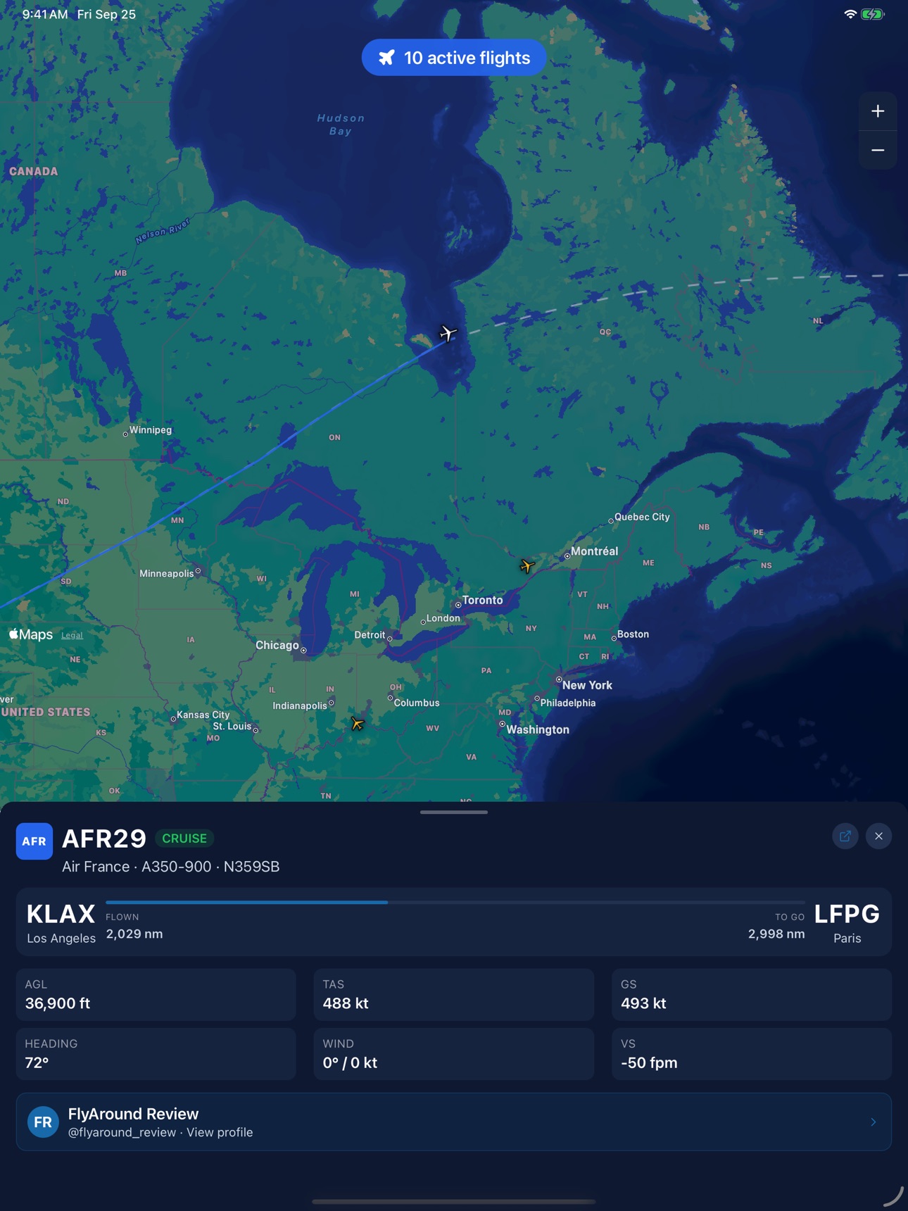 Screenshot 11 of FlyAround Mobile