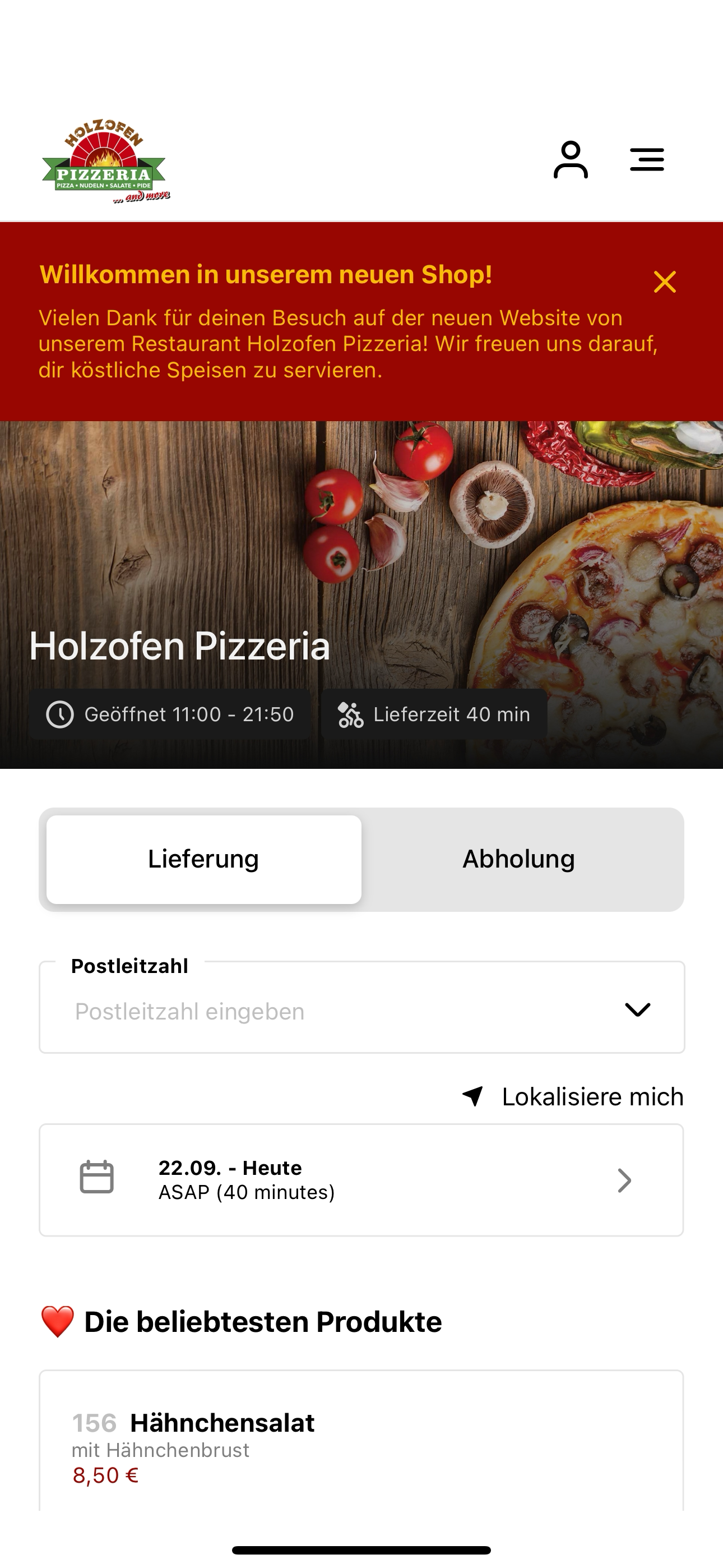 Holzofen Pizzeria