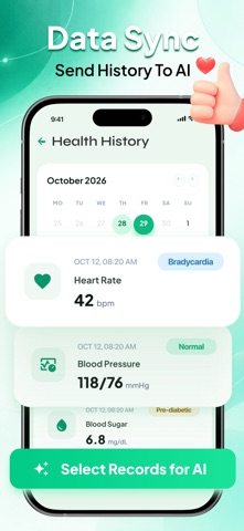 Spectra AI-Health Tracker iPhone screenshot 4