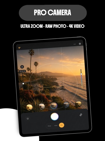 HD Zoom Camera: 4K Filter iPad screenshot