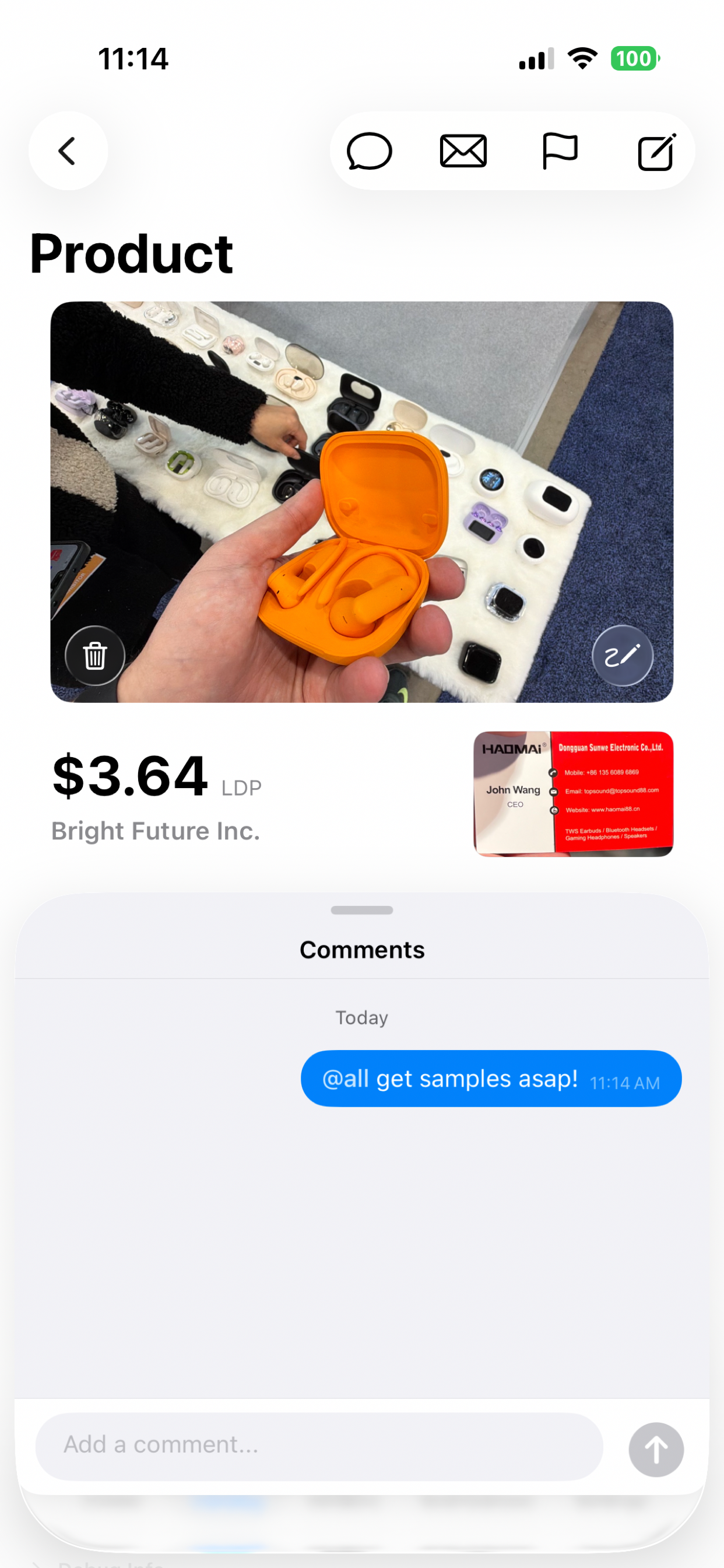 Show Sourcing Manager screenshot 3