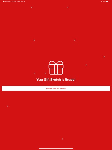 Santa's Gift Sketch iPad screenshot