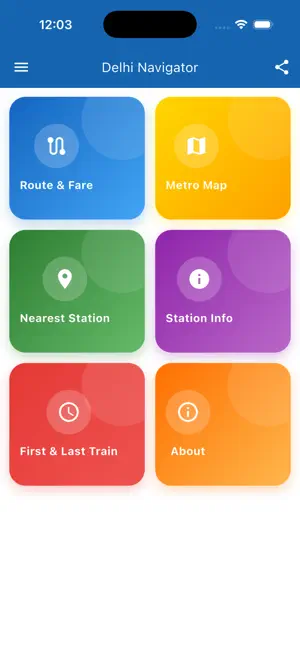 Delhi Navigator iPhone screenshot 2