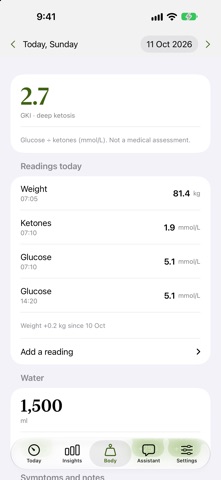 KetoLog: Personal Carb Tracker screenshot 3
