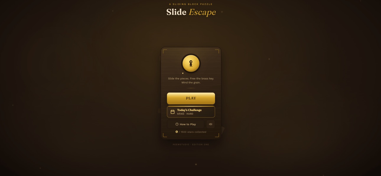 Screenshot 1 of Slide Escape - Sliding Block