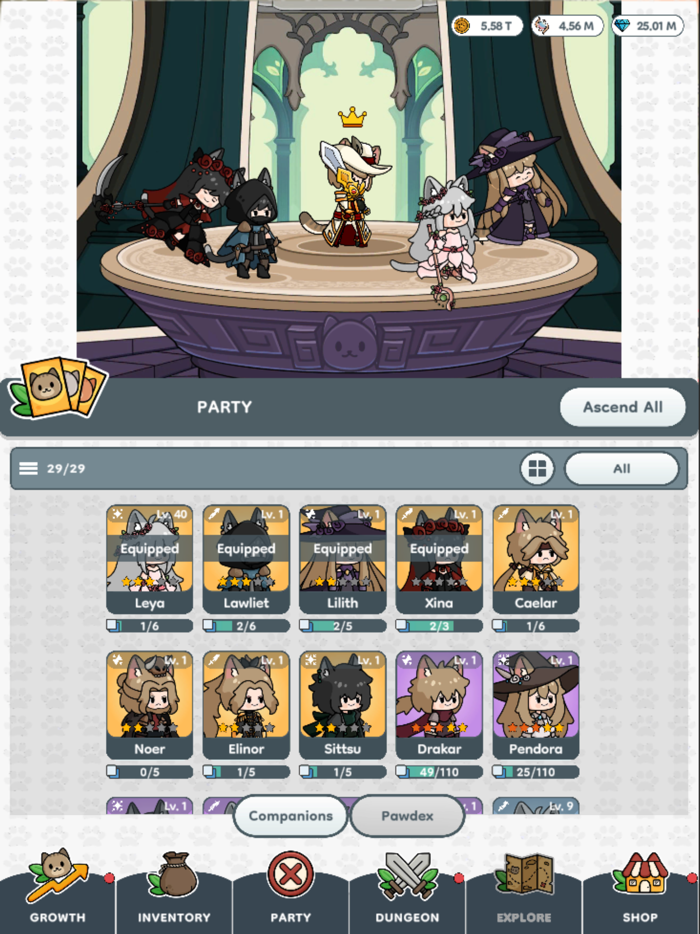 Cat Legends  Idle RPG Game