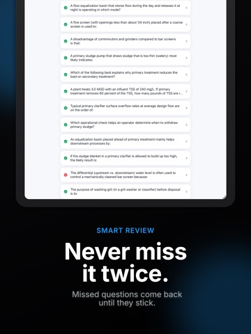 Wastewater Operator Prep: Exam iPad screenshot