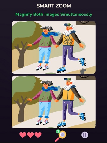 TwinSeek: Find the Differences iPad screenshot