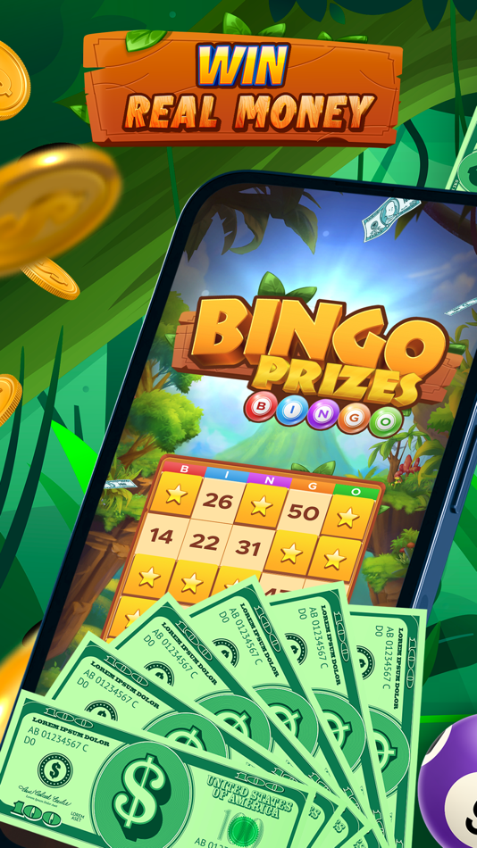 #1. Real Cash Bingo - Win Prizes (iOS) Podle: OPTIFUN