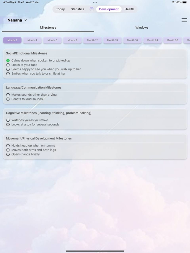 ‎Tackero Baby Care Tracker Screenshot
