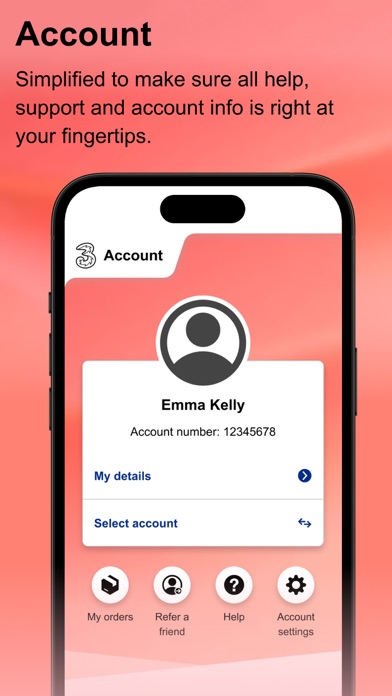Three iPhone screenshot 6 - Utilities app