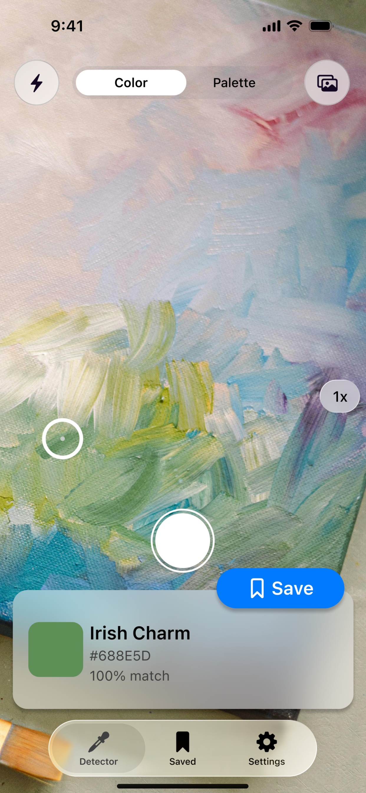 Color Identifier. Camera