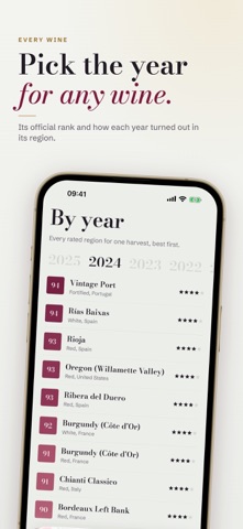 Vintages: Wine Vintage Guide iPhone screenshot