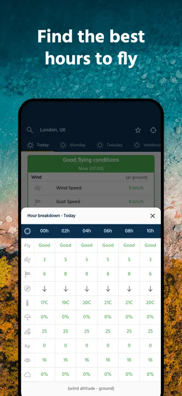 Dronecast: UAV & Drone Weather screenshot 7 of 8