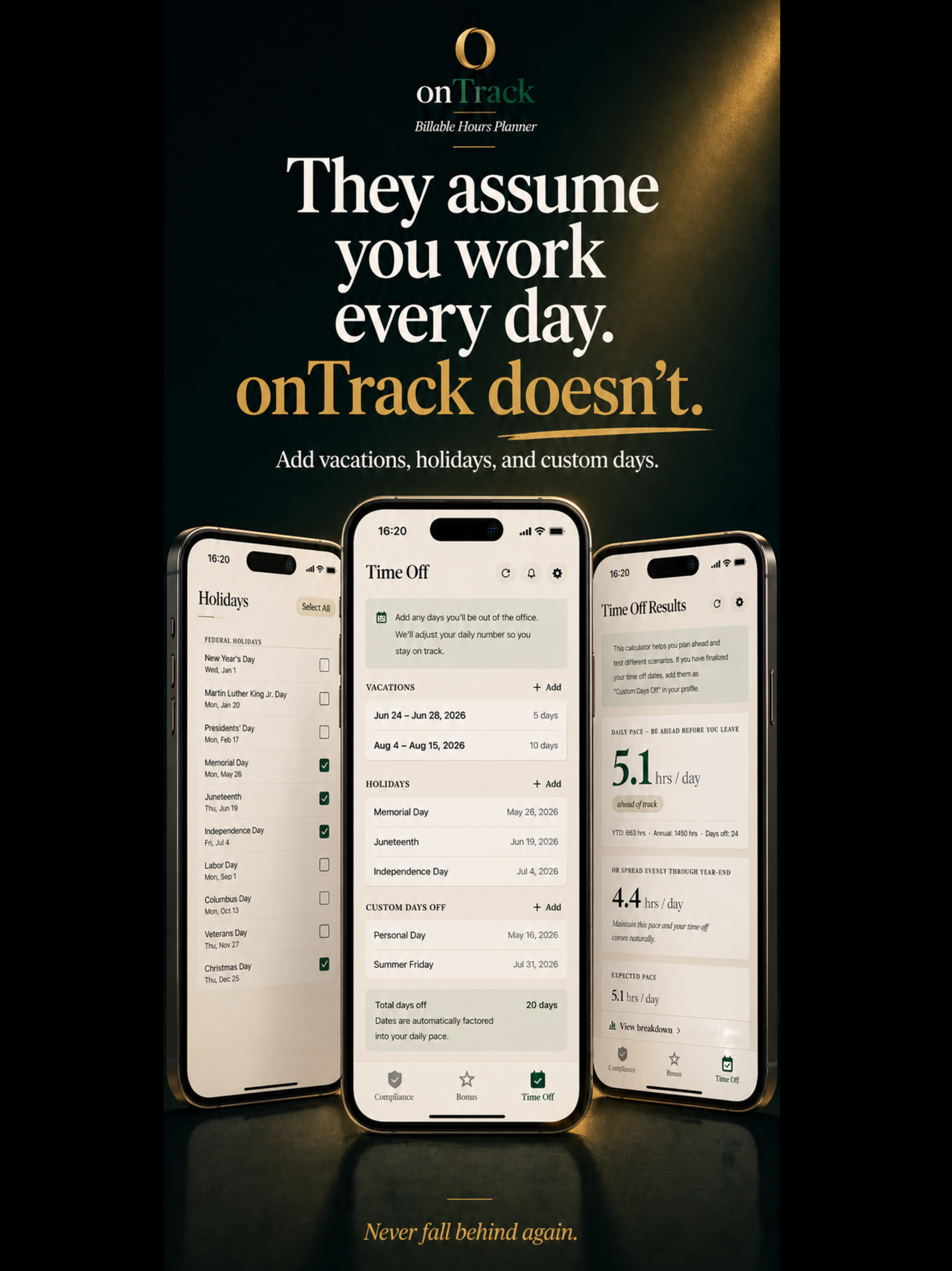 onTrack: Billable Hours