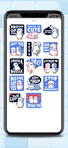 Pudgy Penguins Animated iPhone screenshot