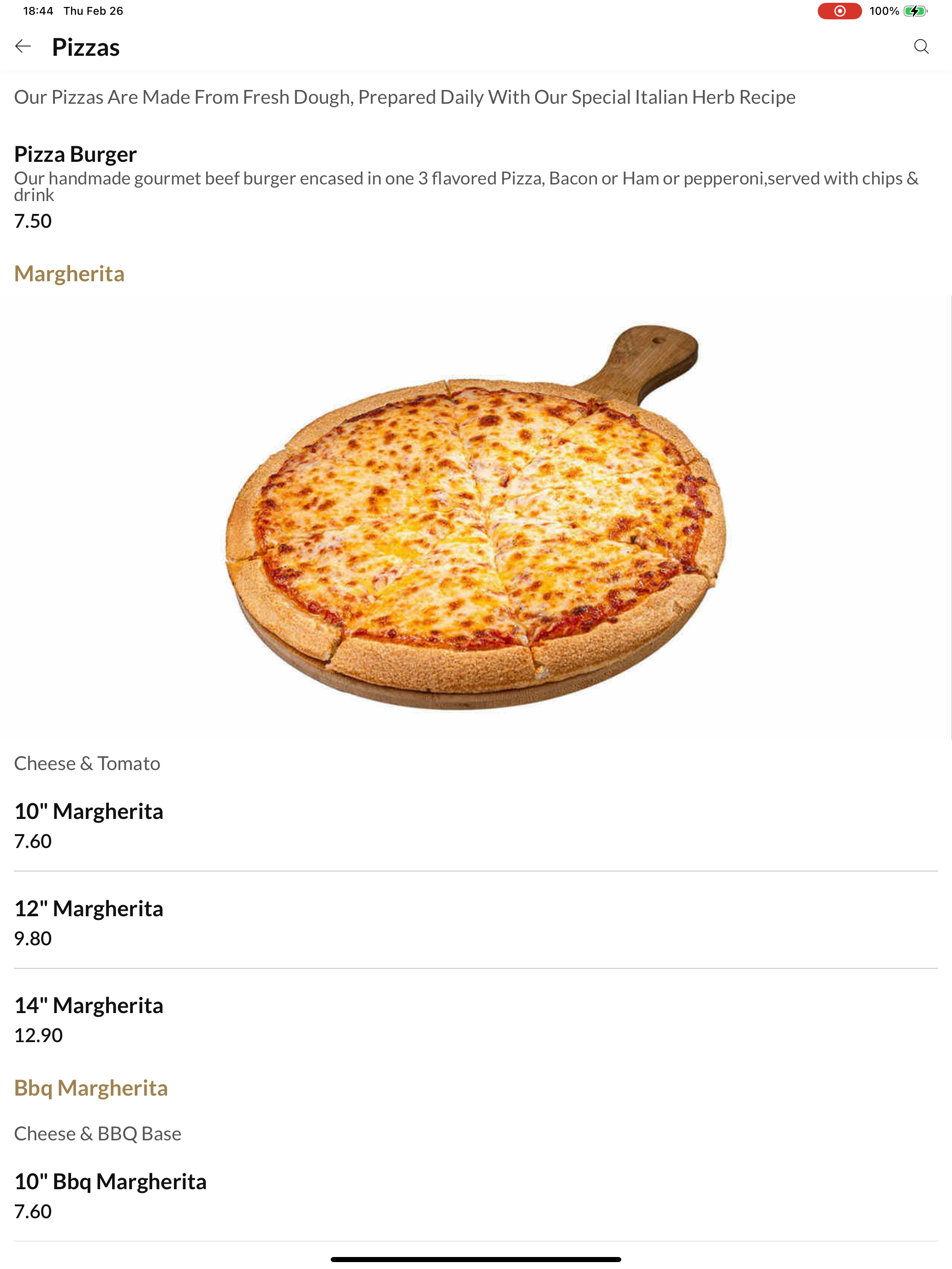 Orient Pizza,