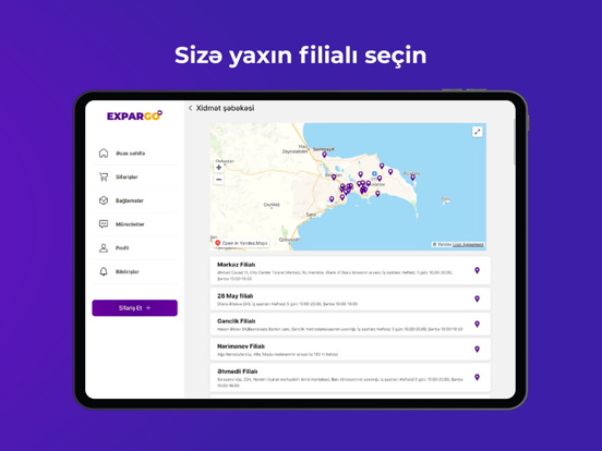 Expargo - Sizə Yaxın Karqo iPad screenshot 4 - Shopping app
