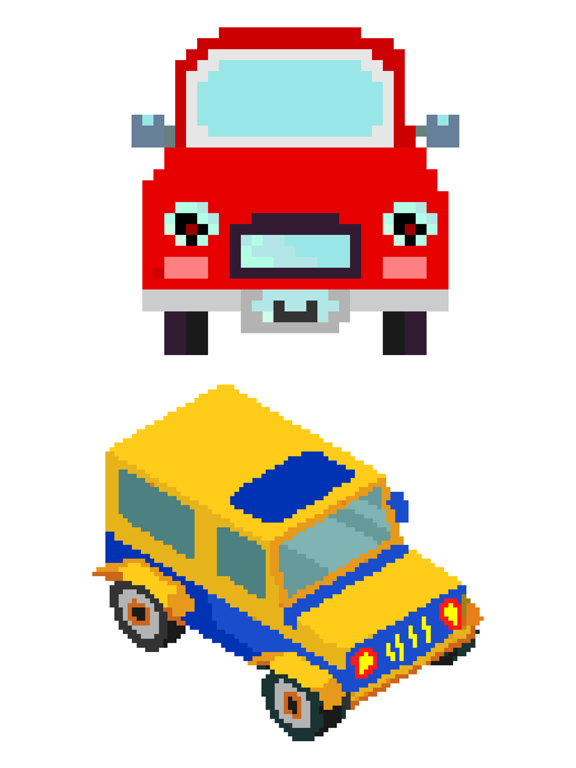 Cars Logo Pixel Artのおすすめ画像1