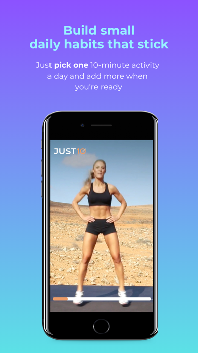 JUST10 - Feel Great in 10mins iPhone screenshot