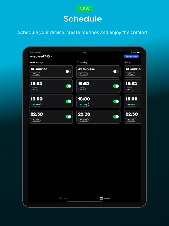 WLED Pro iPad screenshot 1 - Utilities app