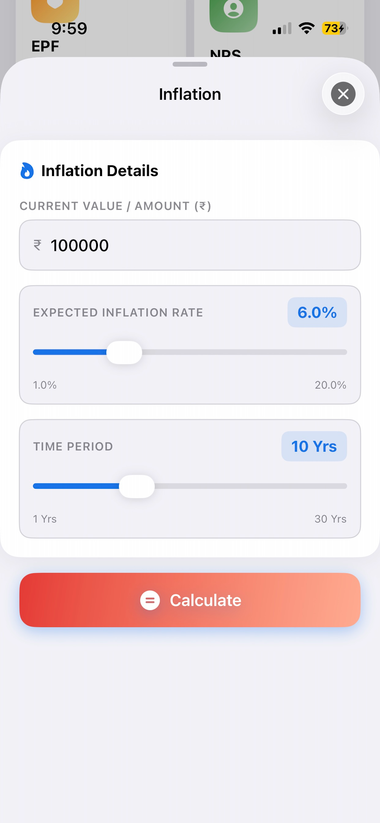 Calc India – Finance Tools