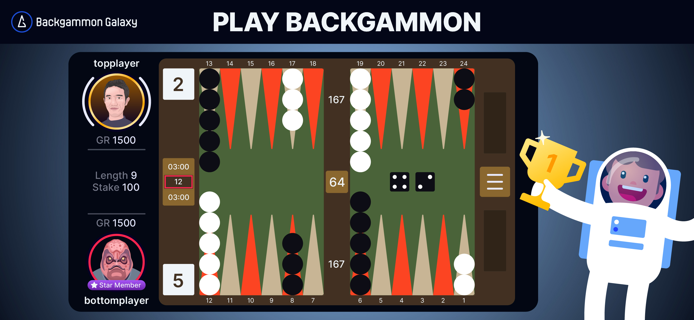 Backgammon - Play and Learn