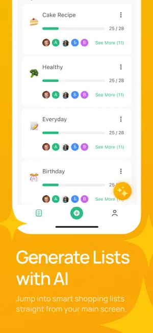 BananaList — Grocery List screenshot 2